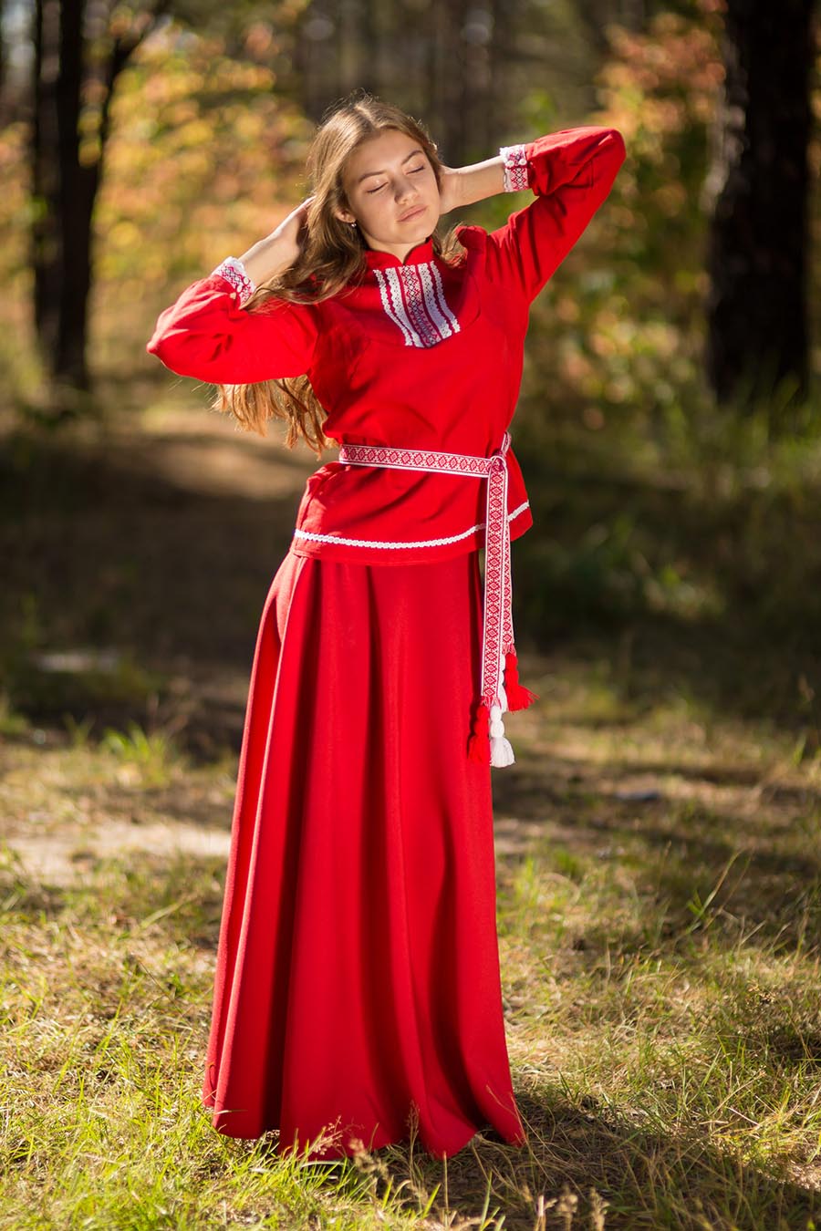 Underwear Women in Slavic costumes in Jixi